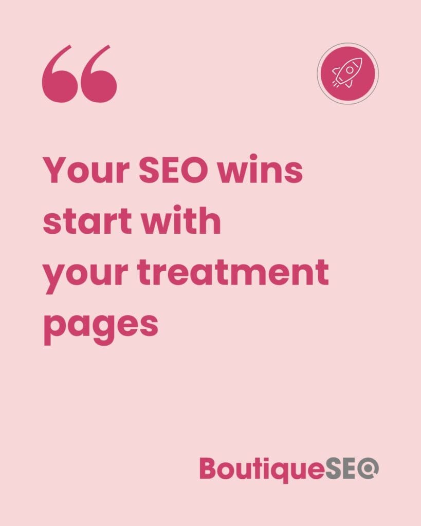 optimising your treatment pages